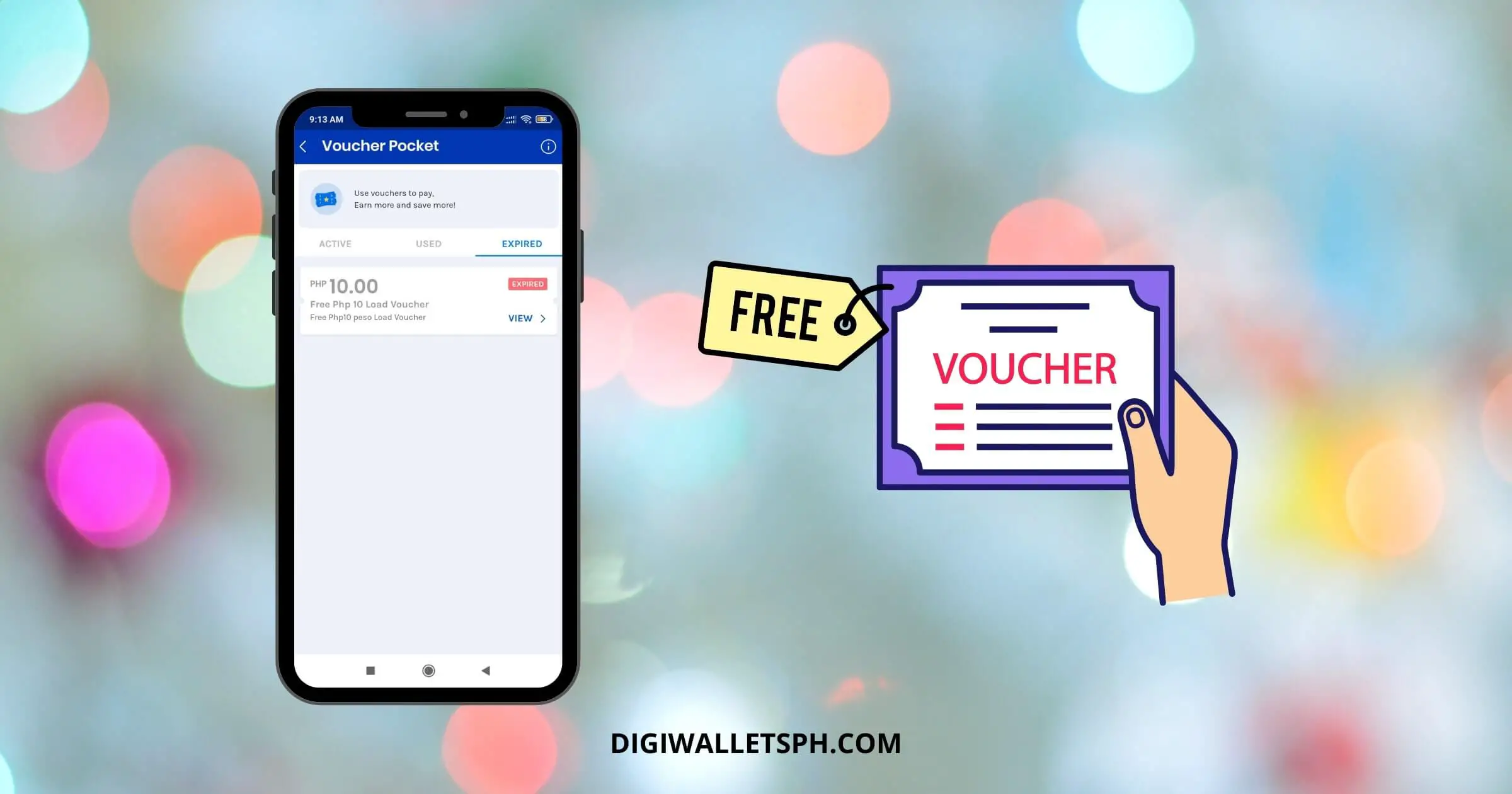 How to use load voucher in GCash