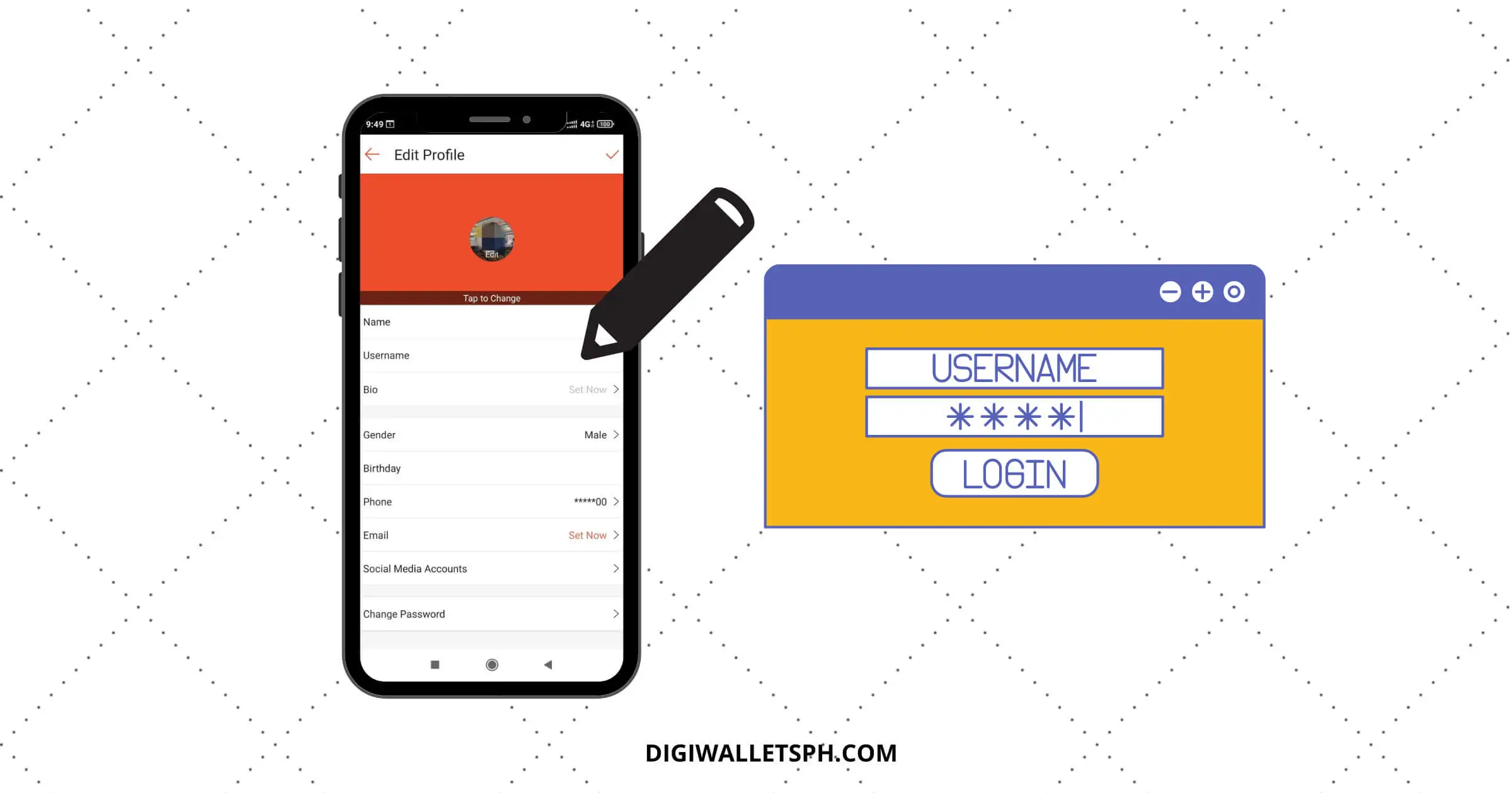 How to change username in Shopee