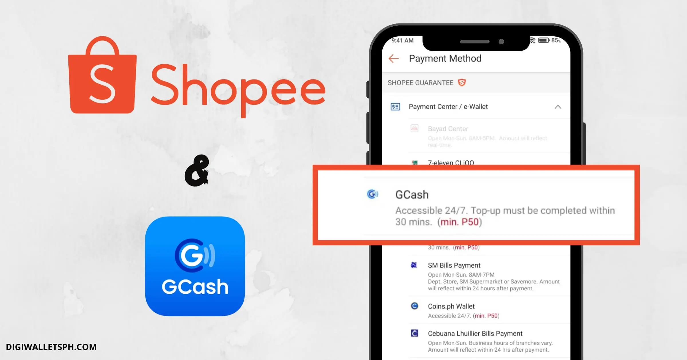 How to Pay Shopee using GCash