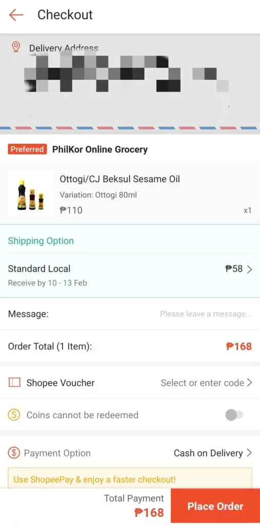 How to order in Shopee 3
