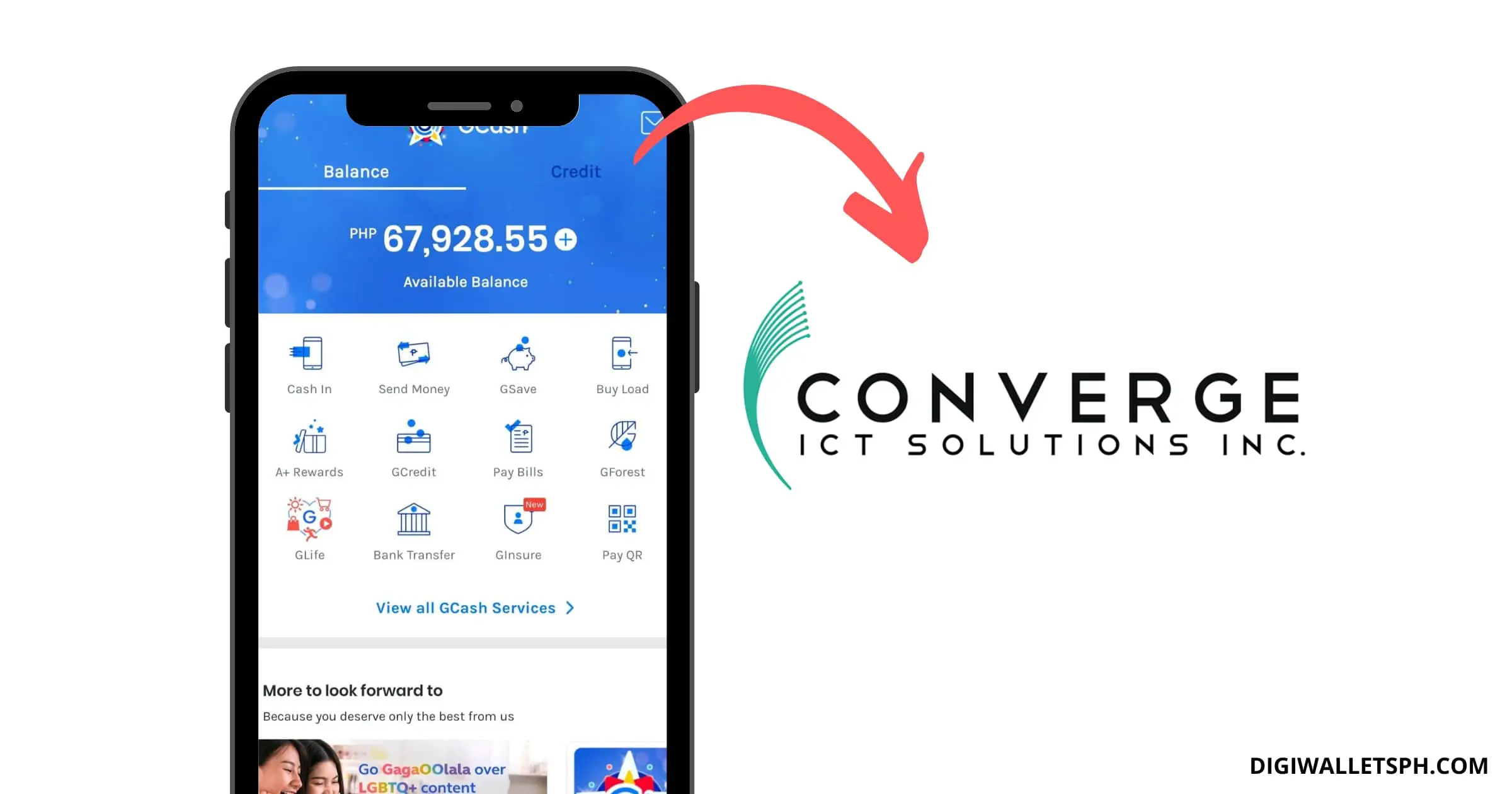 How to pay Converge using GCash