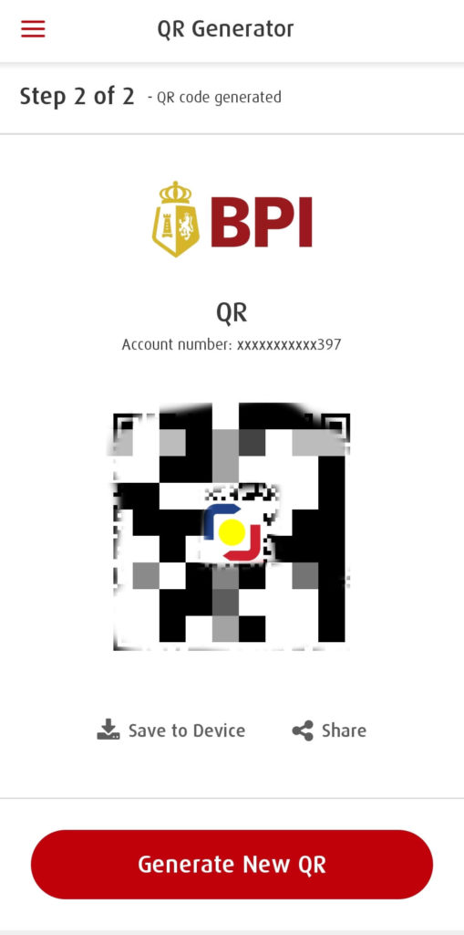 How to generate QR Code BPI