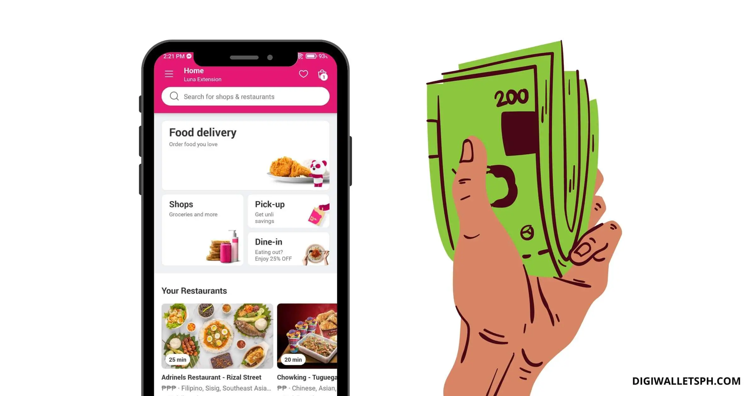 How to load FoodPanda Pay