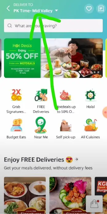 How to put exact address in GrabFood 1