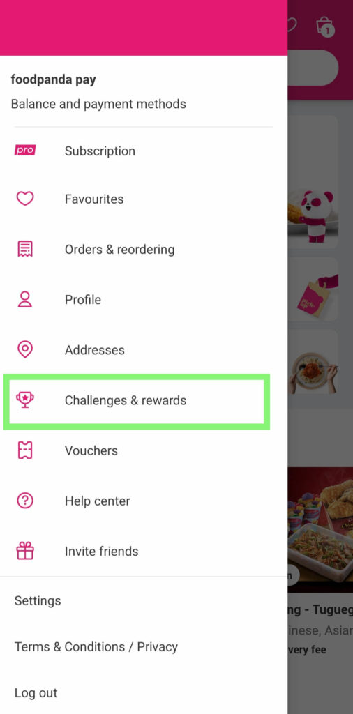 How to use points in FoodPanda 1