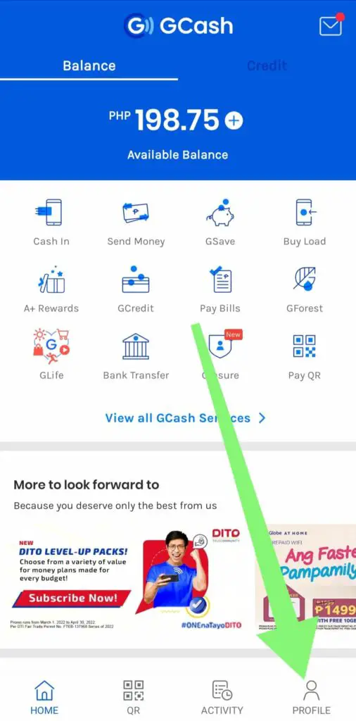 How to activate GCash MasterCard via the app 1