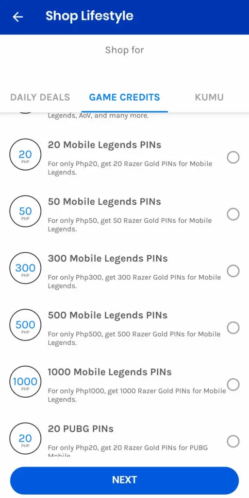 How to Buy Diamonds in Mobile Legends using GCash 4