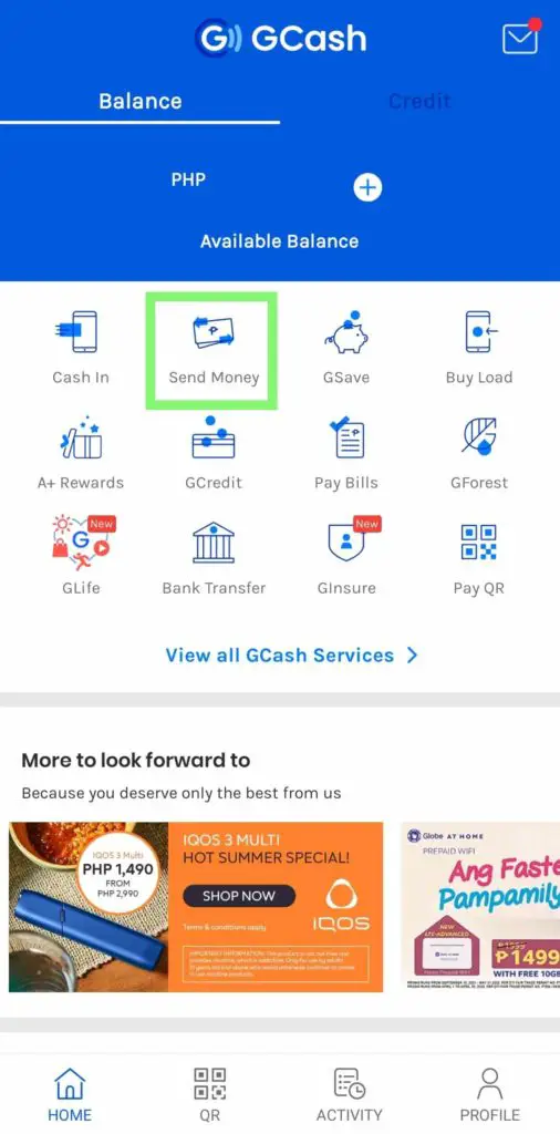 How to Send Money Using GCash Padala 1
